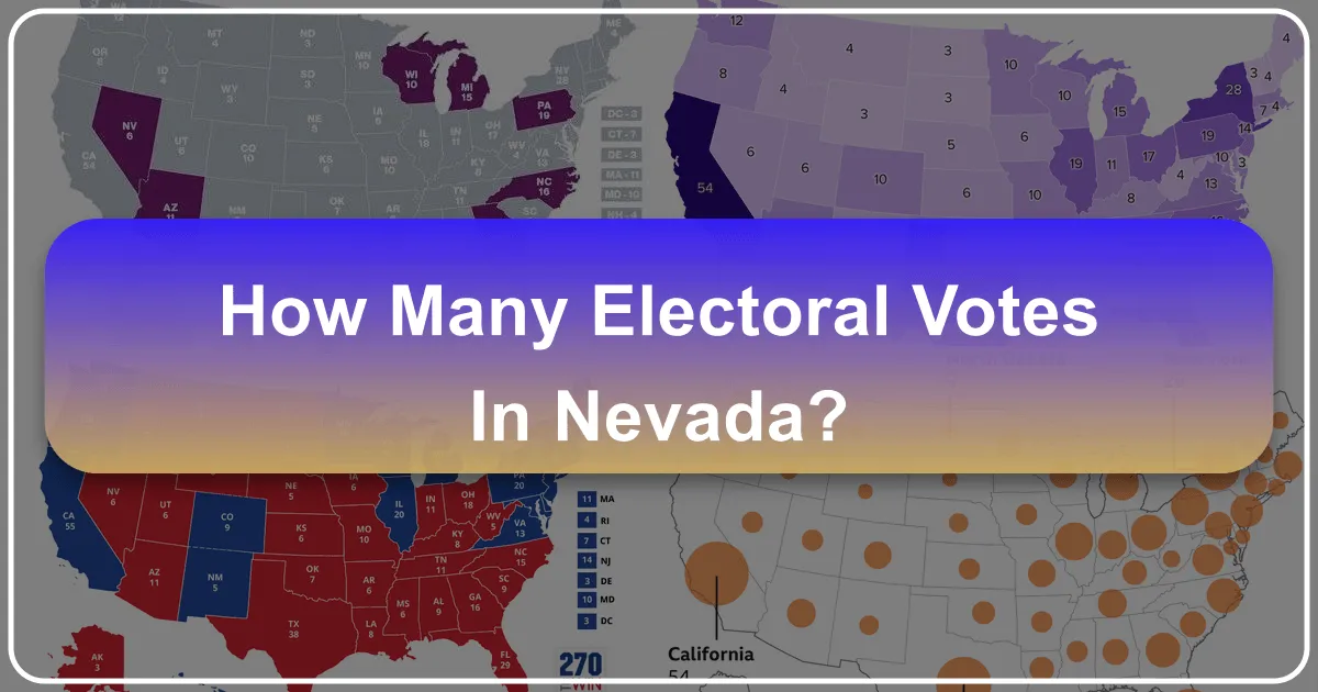 how many electoral votes in nevada