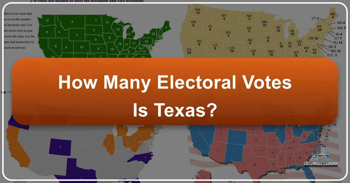 how many electoral votes is texas