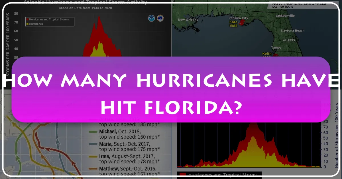 How Many Hurricanes Have Hit Florida?