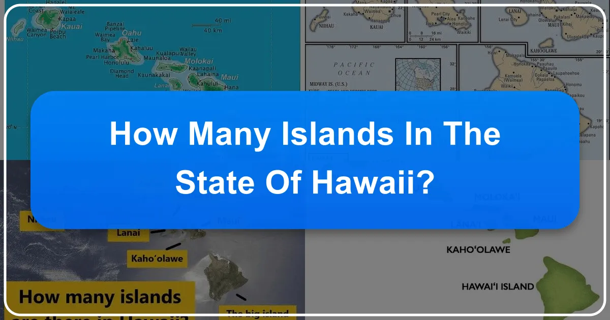 how many islands in state of hawaii
