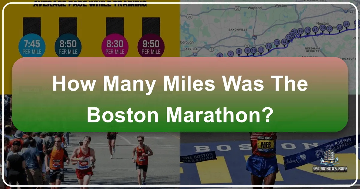 how many miles was the boston marathon