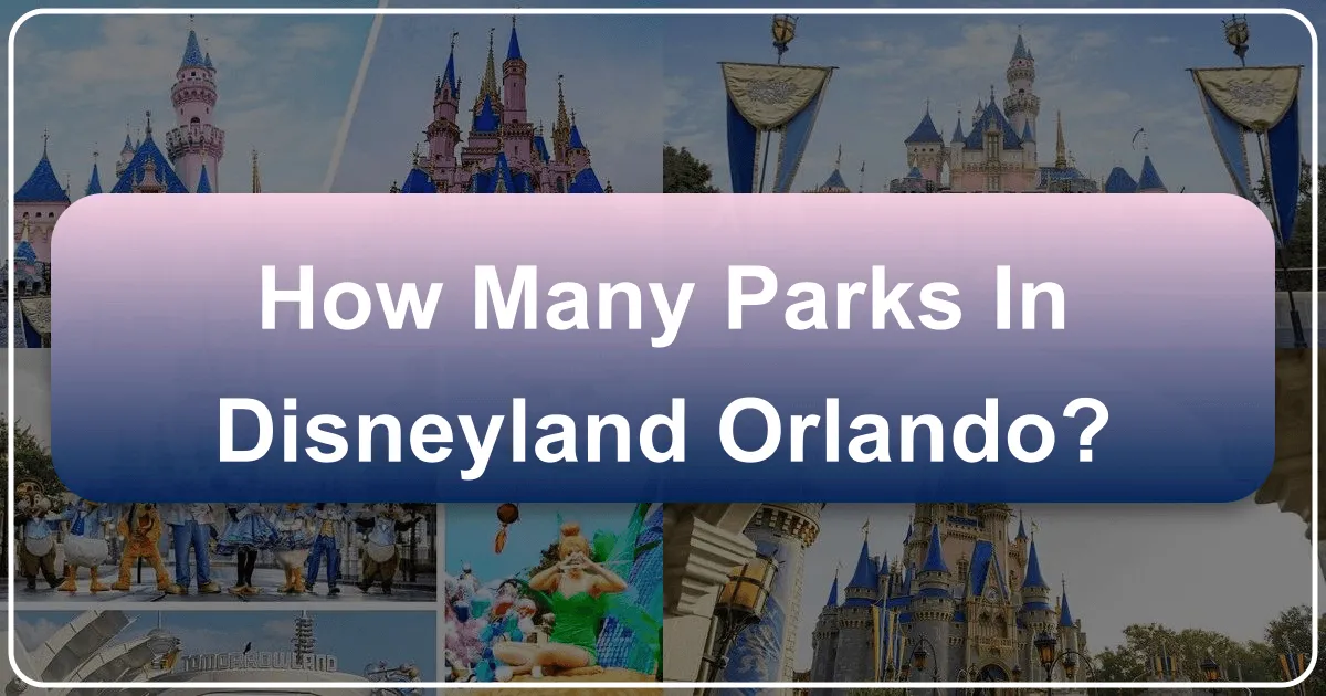 How Many Parks in Disneyland Orlando?