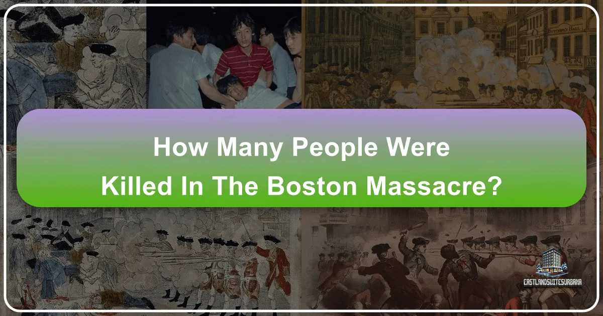 how many people were killed in the boston massacre