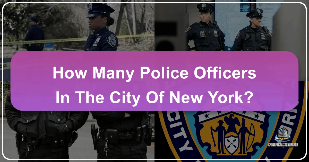 How Many Police Officers in the City of New York