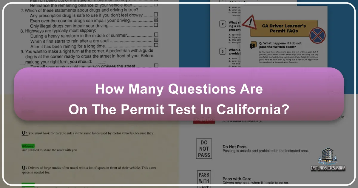 How Many Questions Are On The Permit Test In California?