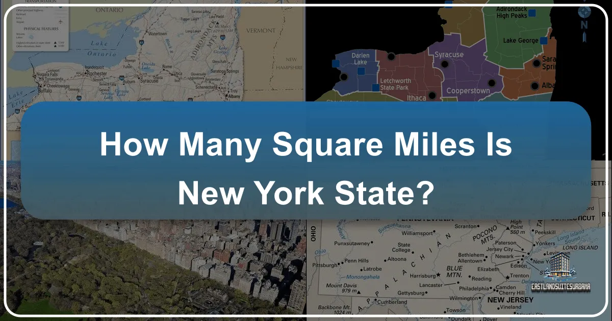 How Many Square Miles Is New York State?