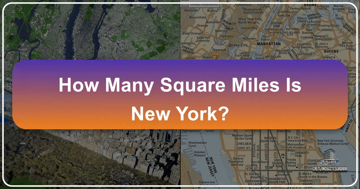 How Many Square Miles Is New York