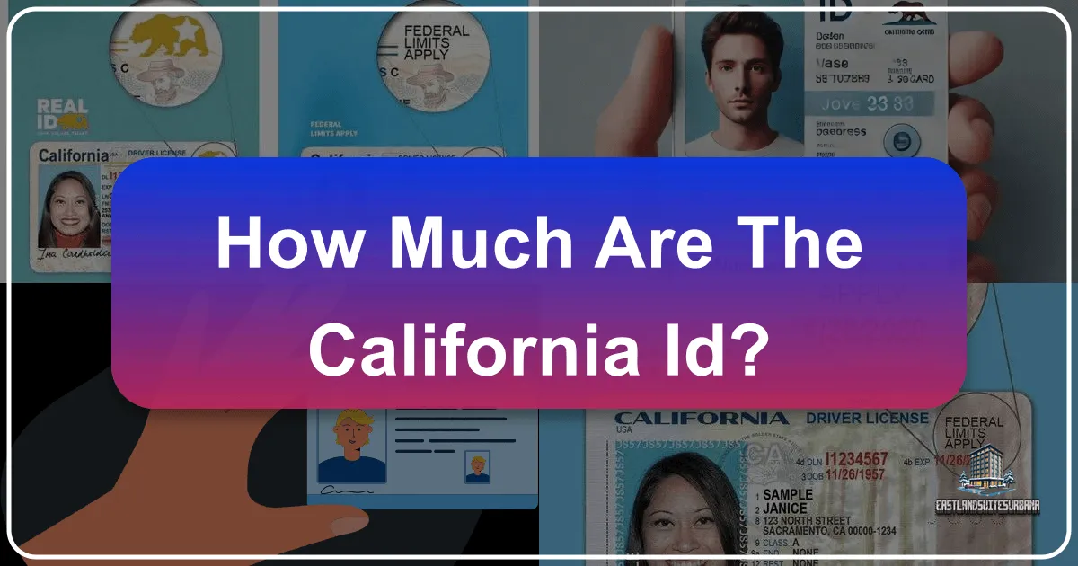 How Much Are The California Id?