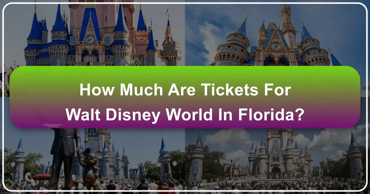 How Much Are Tickets for Walt Disney World in Florida