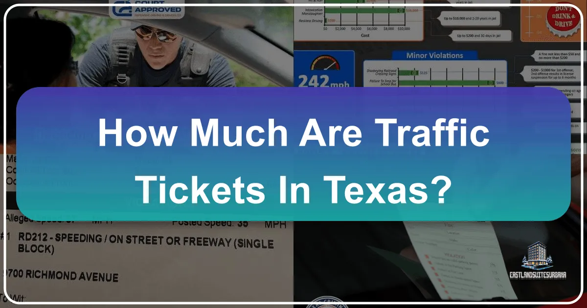 How Much Are Traffic Tickets In Texas?