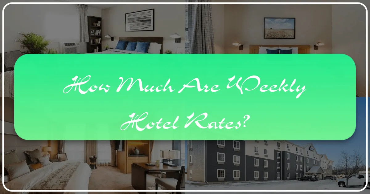 How Much Are Weekly Hotels
