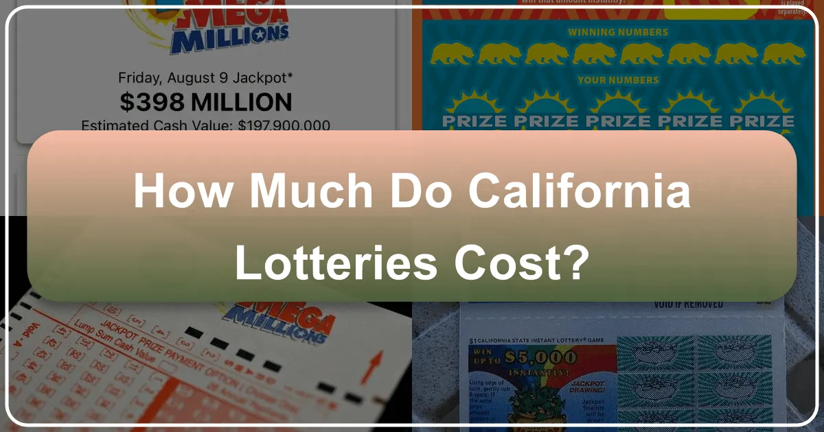 Unveiling the Costs of California Lotteries: A Traveler's Guide to Winnings and Wanderlust