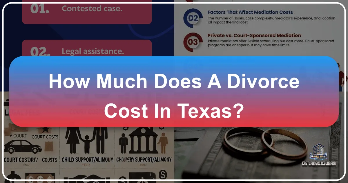 How Much Does A Divorce Cost In Texas?