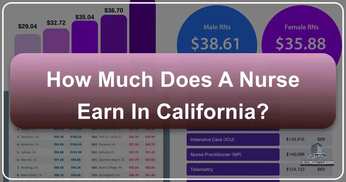 how much does a nurse earn in california