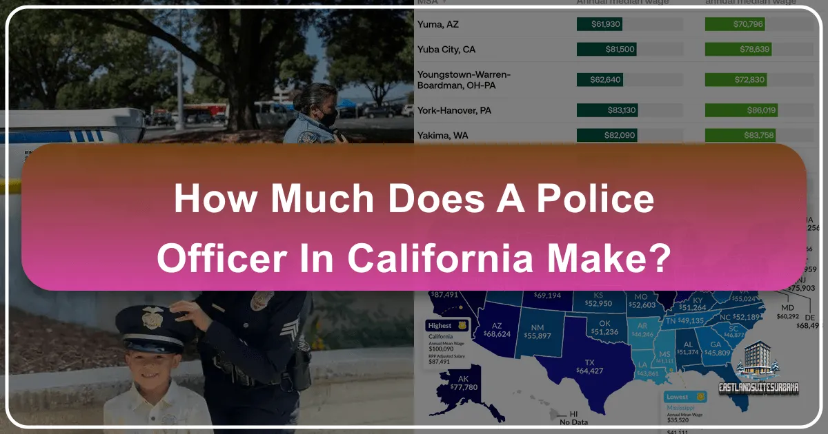 How Much Does A Police Officer In California Make?
