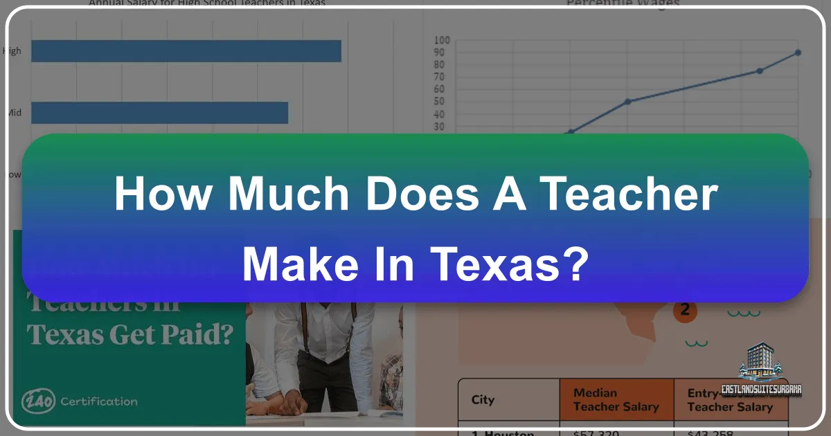 How Much Does A Teacher Make In Texas?