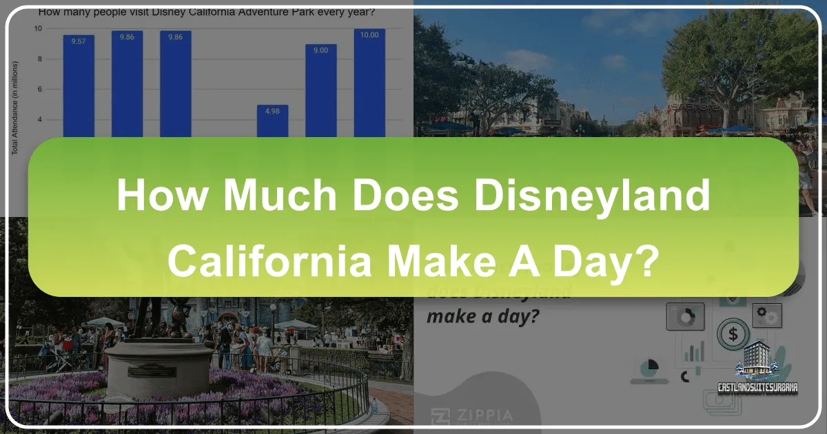 How Much Does Disneyland California Make A Day?