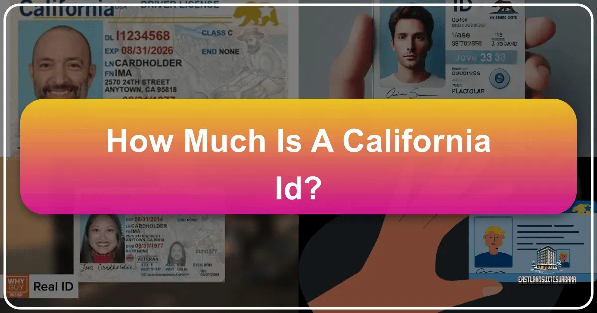 How Much Is A California ID?