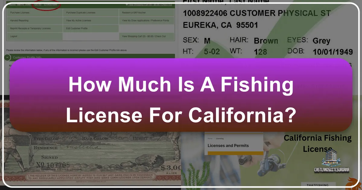 How Much Is A Fishing License For California?