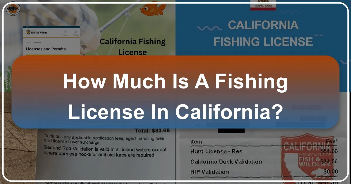how much is a fishing license in california