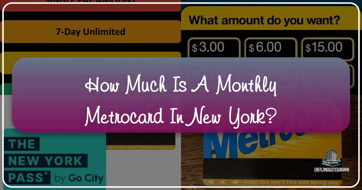How Much Is A Monthly Metrocard In New York?