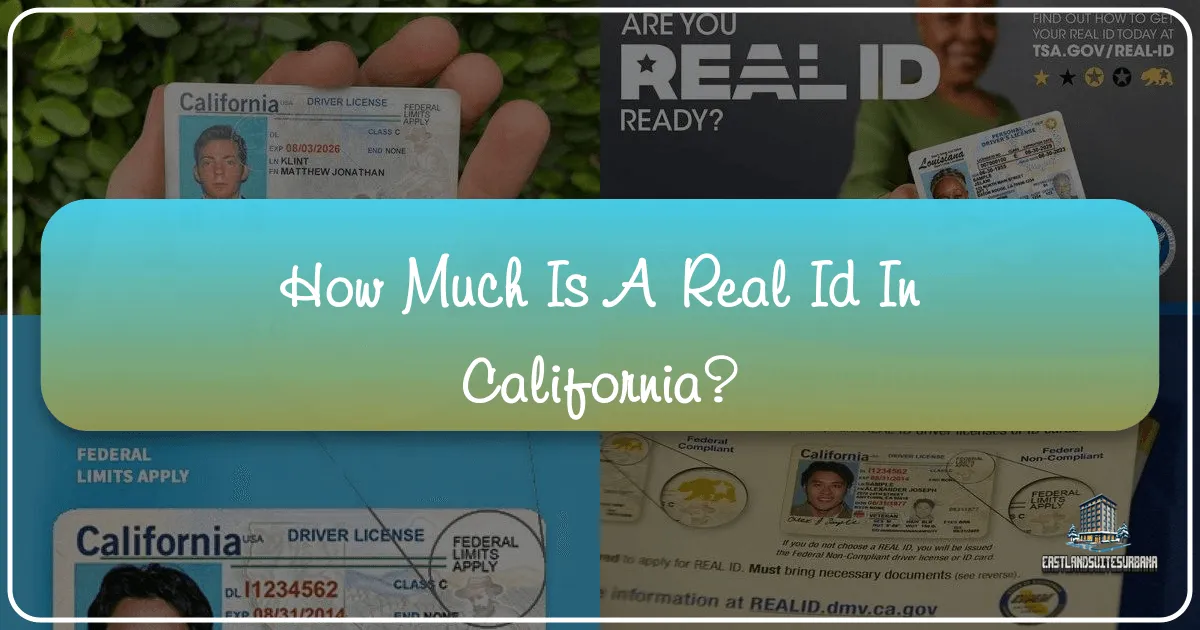 how much is a real id in california