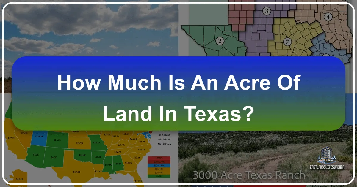How Much Is An Acre Of Land In Texas?