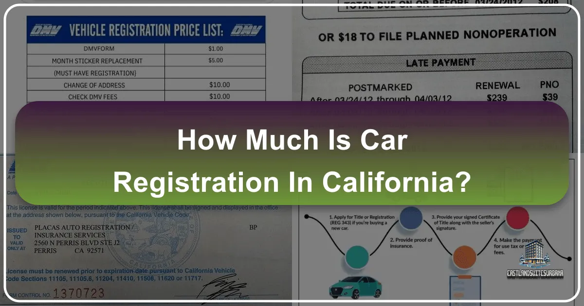 How Much Is Car Registration in California?