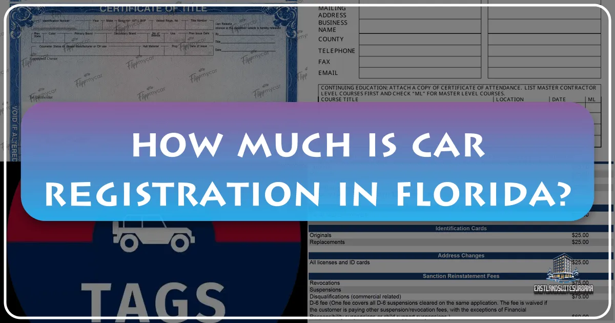 How Much is Car Registration in Florida? A Comprehensive Guide for Travelers and New Residents