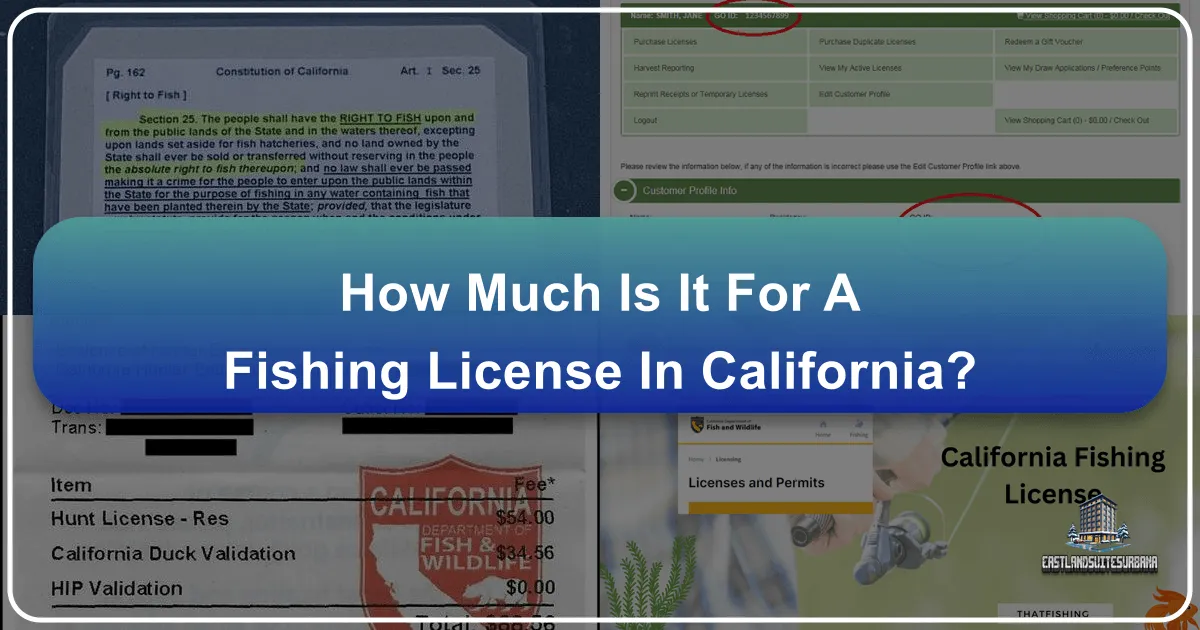 How Much Is It for a Fishing License in California?
