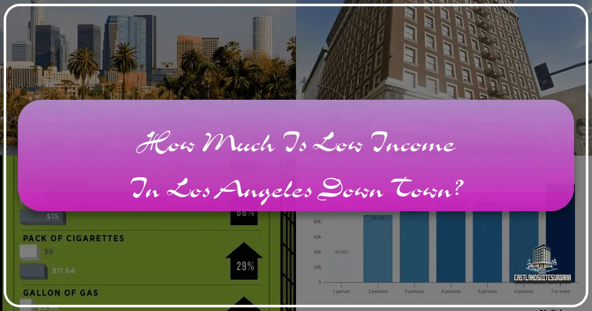 How Much Is Low Income In Los Angeles Down Town?