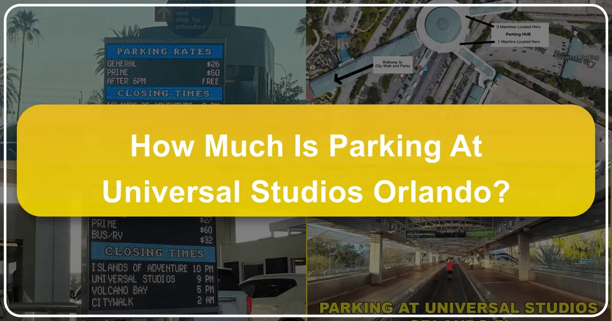 How Much is Parking at Universal Studios Orlando?