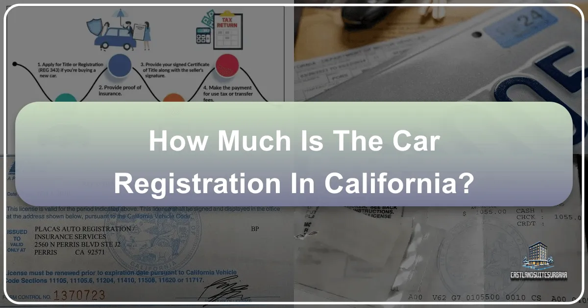 How Much Is The Car Registration In California?