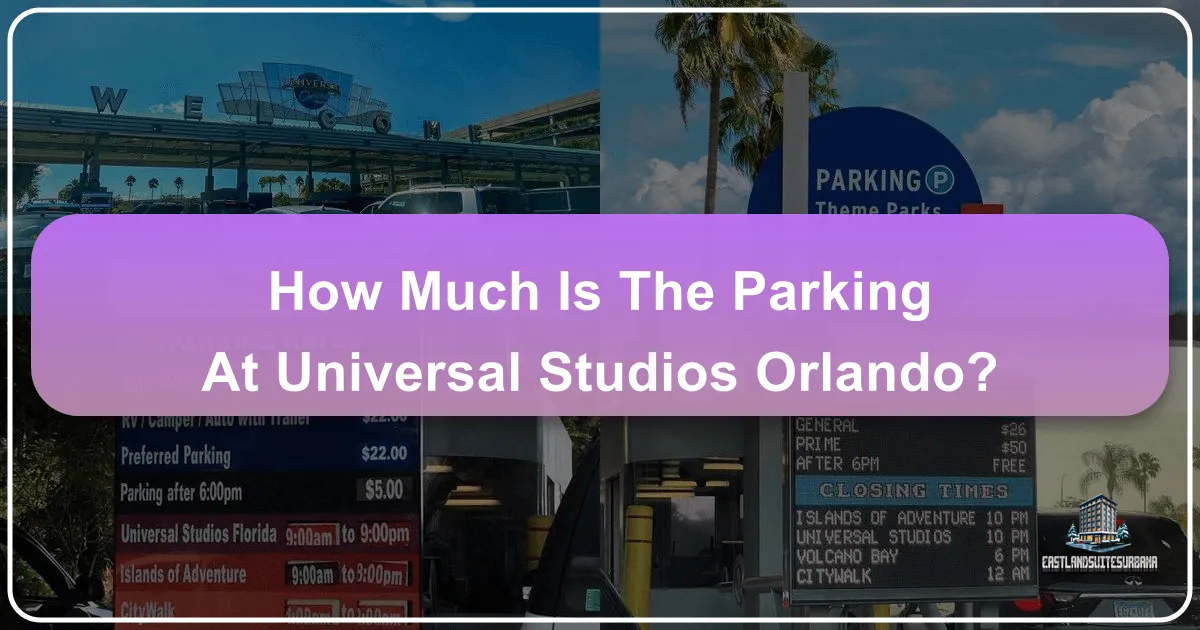 how much is the parking at universal studios orlando