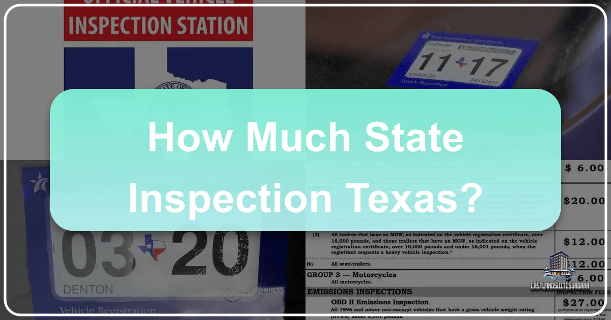 How Much State Inspection Texas?