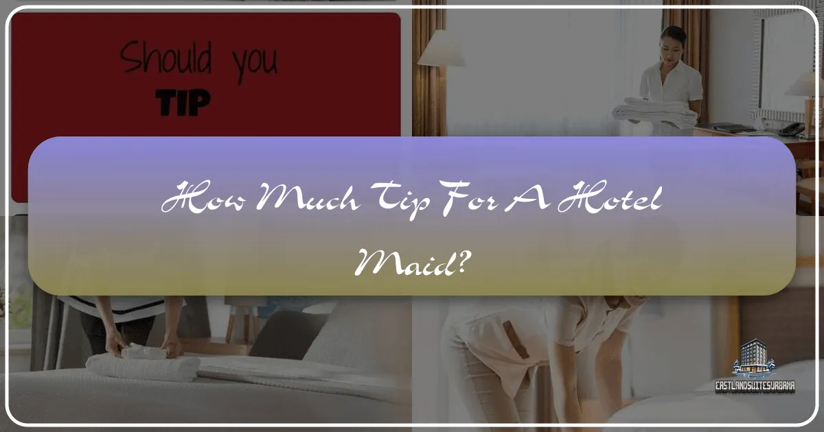 How Much Tip for a Hotel Maid: A Comprehensive Guide to Gratuity Etiquette