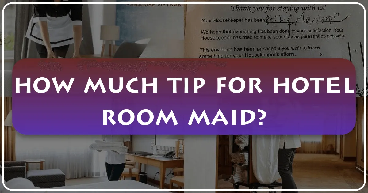 How Much Tip for Hotel Room Maid