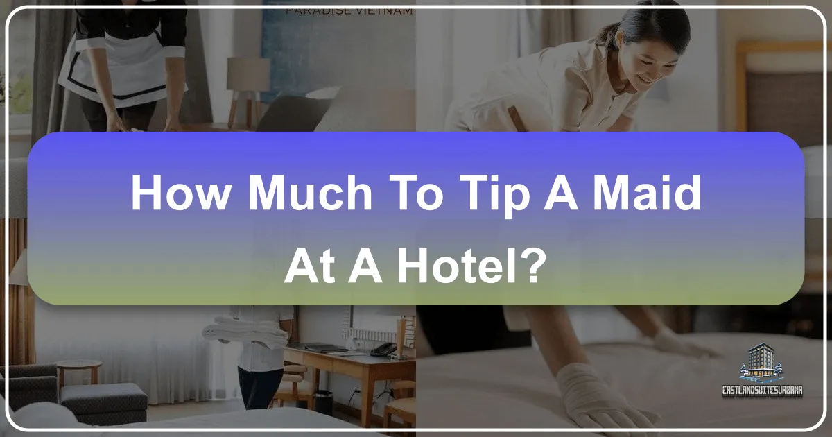 How Much To Tip A Maid At A Hotel?