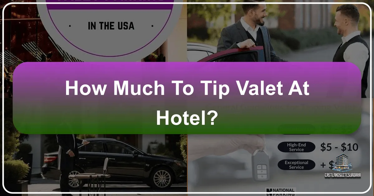 How Much To Tip Valet At Hotel?