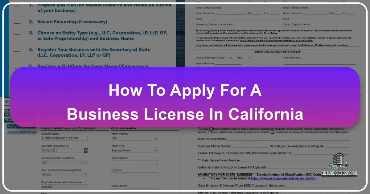 How To Apply For A Business License In California