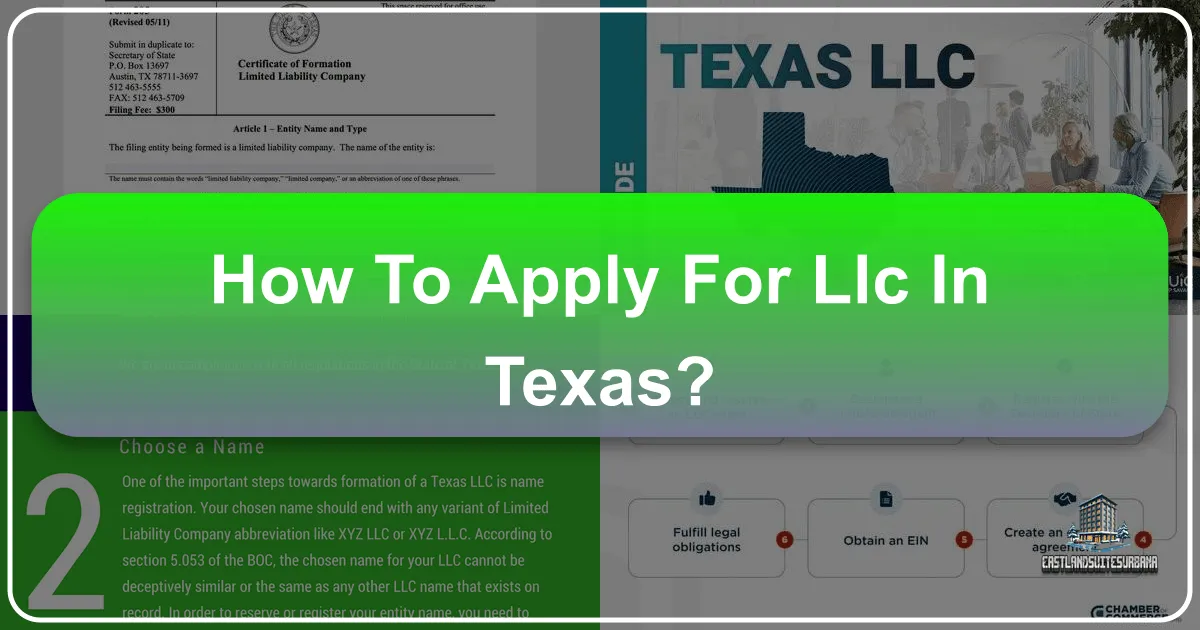 how to apply for llc in texas