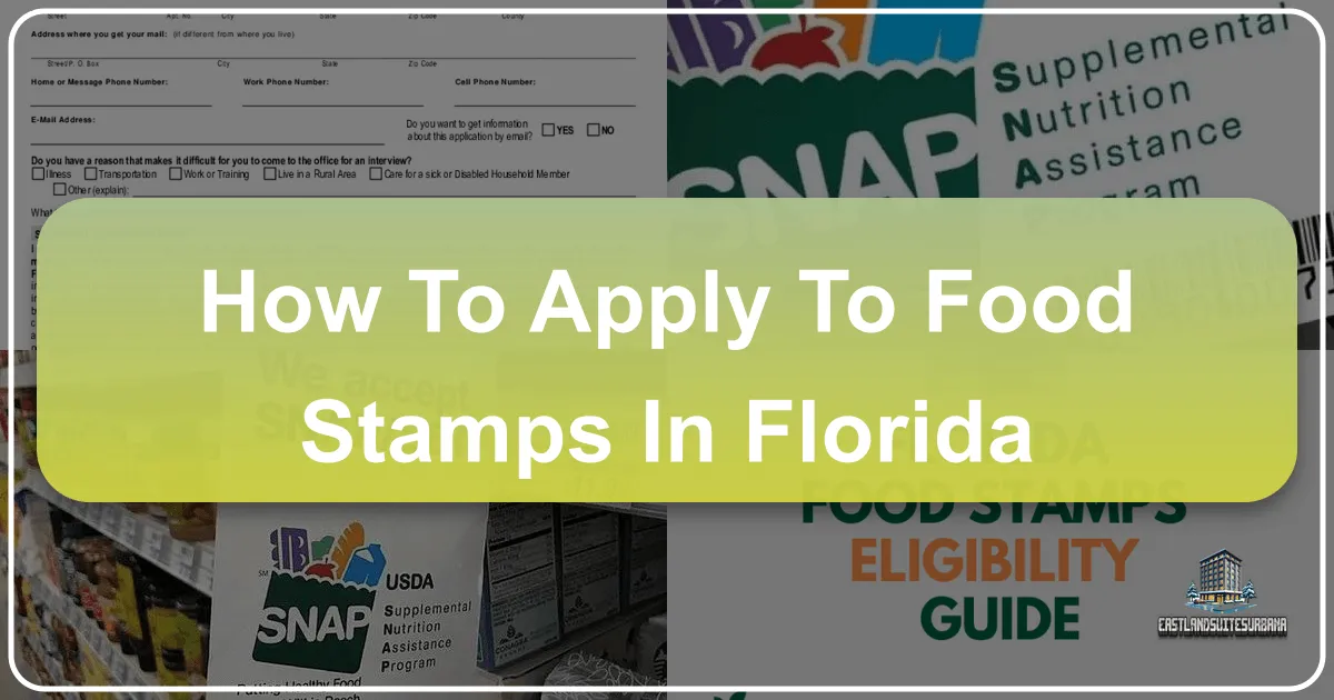 How To Apply To Food Stamps In Florida