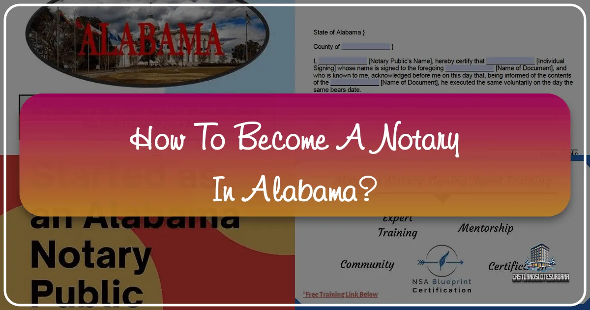 How to Become a Notary in Alabama