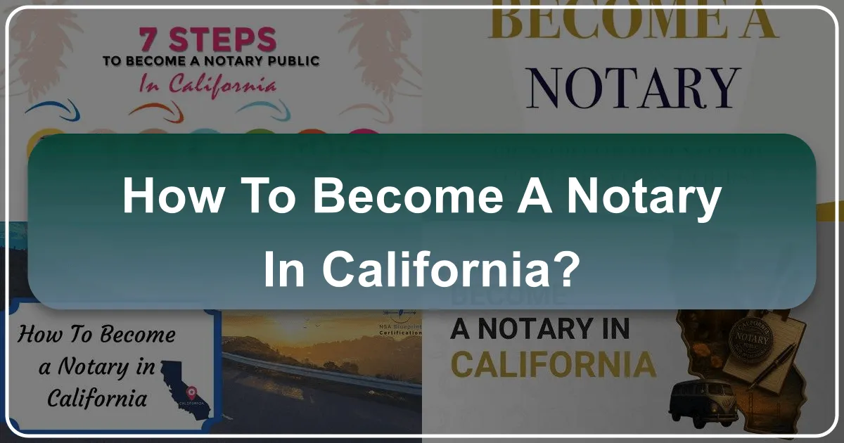 How to Become a Notary in California: A Pathway to Flexible Income and Service in the Golden State
