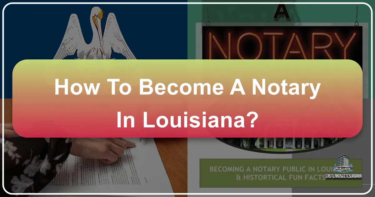 How To Become A Notary In Louisiana?