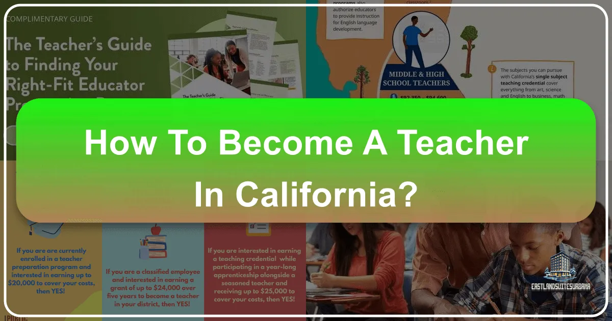 How to Become a Teacher in California