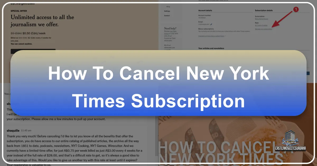 How To Cancel New York Times Subscription