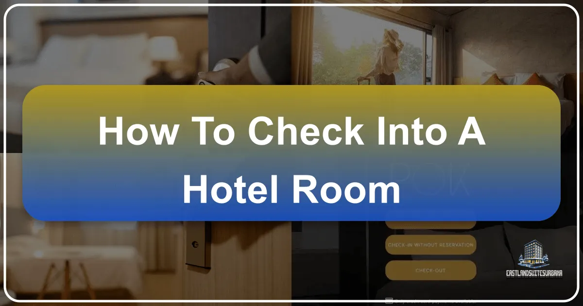 How To Check Into A Hotel Room