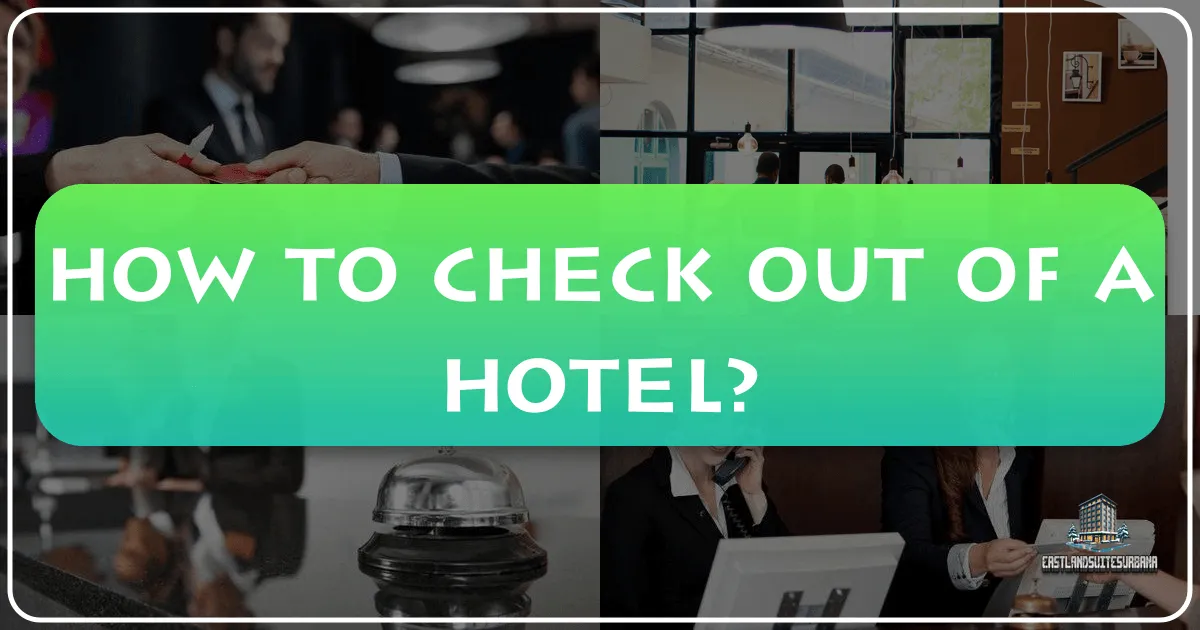 How to Check Out of a Hotel
