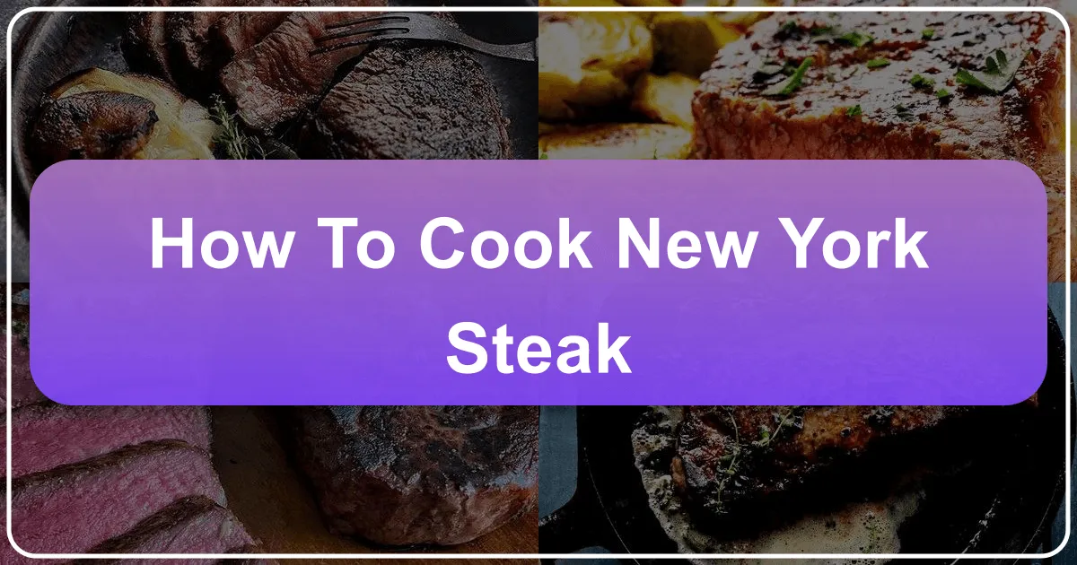 how to cook new york steak